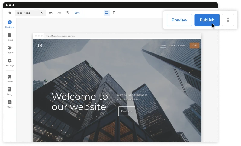 Website Builder | SkyCore Host